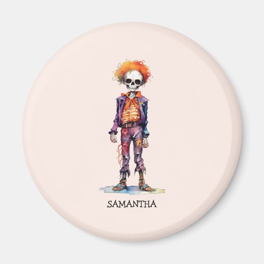 Gepersonaliseerd Leuk Kind Zombie Halloween (6) Magneet (Voorkant)