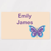 Gepersonaliseerd leuk Kinder label (Design 1)