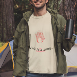 Gepersonaliseerd leven is een Song-t-shirt T-shirt