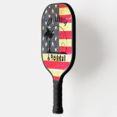 Gepersonaliseerd Leven Vrijheid & Pickleball Paddle (Links)