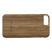Gepersonaliseerd licht hout Case-Mate iPhone case (Achterkant (Horizontaal))