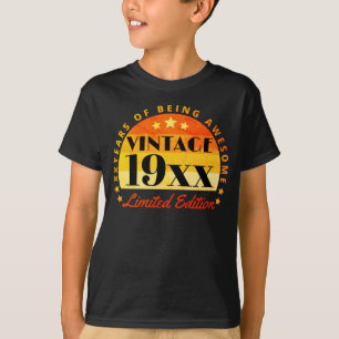 Gepersonaliseerd Limited Edition Birthday T-shirt