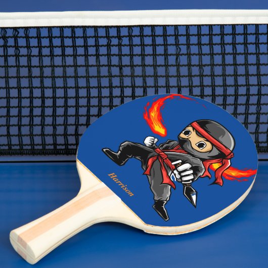 Gepersonaliseerd Little Ninja Ping Pong Paddle Tafeltennisbatje (Insitu)