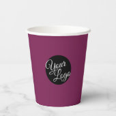 Gepersonaliseerd logo blijf gehydrateerd Schattig Papieren Bekers (Achterkant)