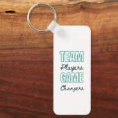Gepersonaliseerd Logo Inspirerend Teamspeler Kanto Sleutelhanger (Voorkant)
