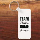 Gepersonaliseerd Logo Inspirerend Teamspeler Kanto Sleutelhanger (Voorkant)