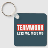 Gepersonaliseerd Logo Inspirerend teamwork-bedrijf Sleutelhanger (Voorkant)