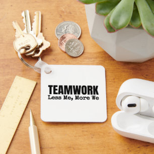 Gepersonaliseerd Logo Motivatie teamwork-bedrijf Sleutelhanger