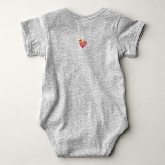 Gepersonaliseerd LOVE - MAMA'S KLEINE VALENTIJN ♥ Romper (Achterkant)