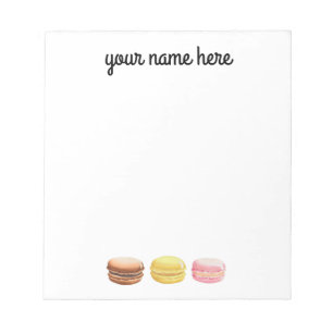 Gepersonaliseerd Macaroons Notitieblok