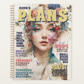 Gepersonaliseerd magazine Hoesje Doelen Quotes Pla Planner (Voorkant)