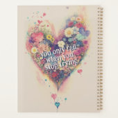 Gepersonaliseerd magazine Hoesje Doelen Quotes Pla Planner (Achterkant)