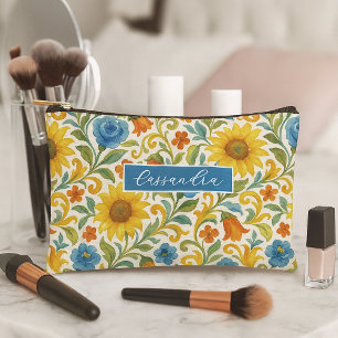 Gepersonaliseerd make-upzakje met Siciliaanse bloe Etui