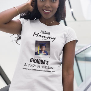 Gepersonaliseerd mammie van de Afstuderen Foto T-shirt