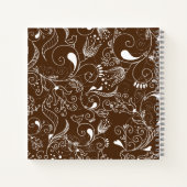 Gepersonaliseerd mandala art sketchbook notitieboek (Achterkant)