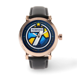 Gepersonaliseerd Mannen voetbalhorloge, Nummer 7 Horloge