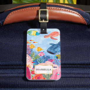 Gepersonaliseerd Marien leven Bagagelabel