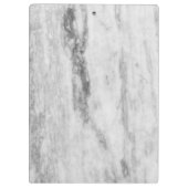 Gepersonaliseerd marmerpatroon klembord |Monogramm (Achterkant)