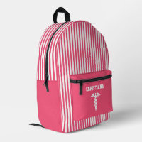 Gepersonaliseerd medisch symbool roze strepen