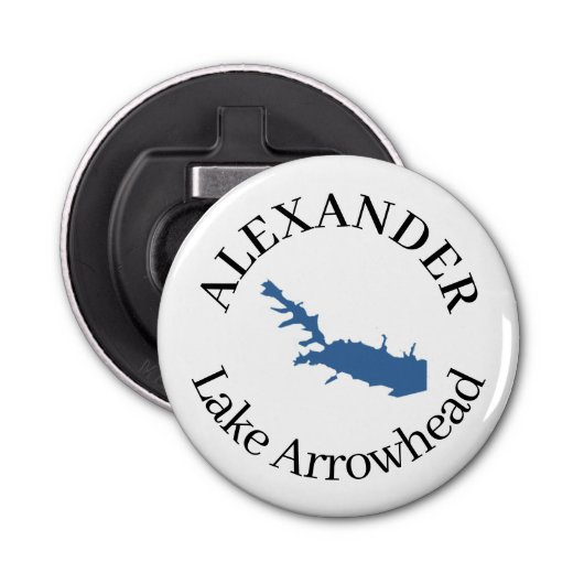 Gepersonaliseerd meer van Arrowiad Button Flesopener (Voorkant)