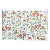 Gepersonaliseerd meisje esthetische vogelgriep kussensloop (Achterkant)