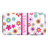 Gepersonaliseerd meisje moderne dagen met naam Case-Mate iPhone case (Achterkant (Horizontaal))