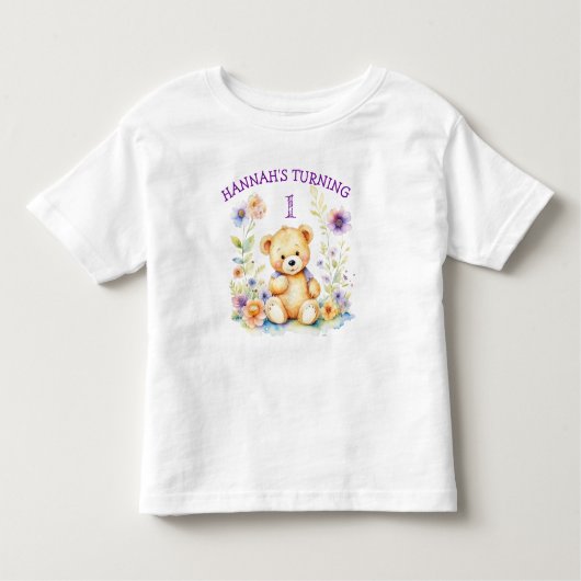 Gepersonaliseerd meisje van Birthday Kinder Shirts (Voorkant)