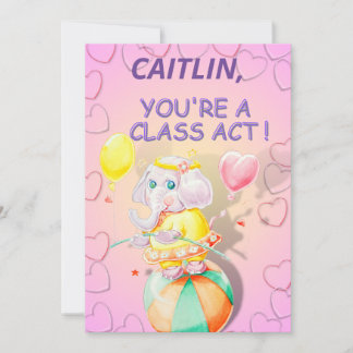 Gepersonaliseerd Meisjes Verjaardag Wenskaart Feestdagenkaart