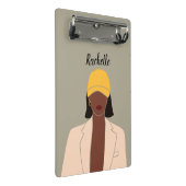 Gepersonaliseerd Melanin Queen African American Mini Klembord (Schuin)