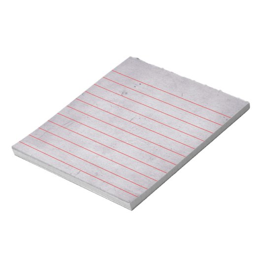  Gepersonaliseerd MemoPad met Bedrijfs Lijnen Notitieblok (Gedraaid)