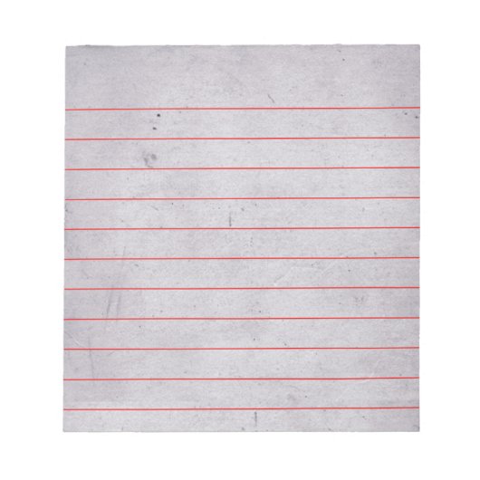  Gepersonaliseerd MemoPad met Bedrijfs Lijnen Notitieblok (Voorkant)