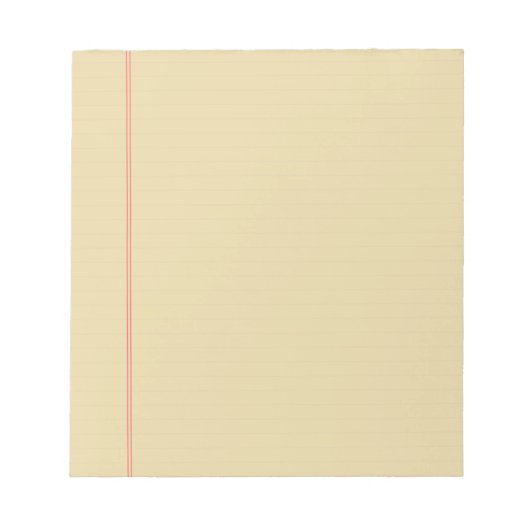  Gepersonaliseerd MemoPad met Bedrijfs Lijnen Notitieblok (Voorkant)