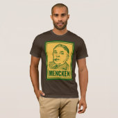 Gepersonaliseerd Mencken Citaat T-Shirt (Voorkant volledig)