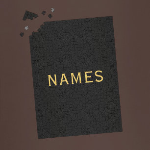 Gepersonaliseerd met achternaam of bijnaam erop legpuzzel