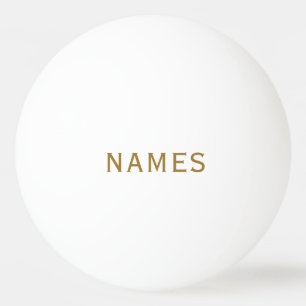 Gepersonaliseerd met achternaam of bijnaam erop pingpongballen