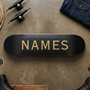 Gepersonaliseerd met achternaam of bijnaam erop skateboard