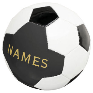 Gepersonaliseerd met achternaam of bijnaam erop voetbal