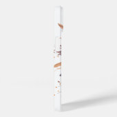 Gepersonaliseerd met blush en blauwe bloem Case-Mate iPhone case (Achterkant / Rechts)