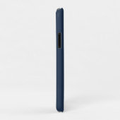 Gepersonaliseerd met naam Blauw Goud Modern Monogr Case-Mate iPhone Case (Achterkant/rechts)