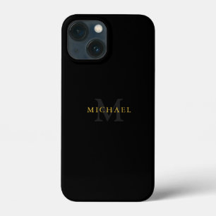 Gepersonaliseerd met naam en Initiaal iPhone 13 Mini Hoesje