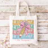 Gepersonaliseerd met naam kleuterschool leraar Cus Tote Bag