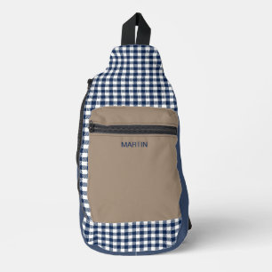 Gepersonaliseerd met naam sling bag