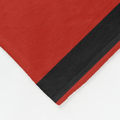 Gepersonaliseerd met naam, #, team, sportfanteam fleece deken (Hoek)