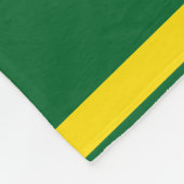 Gepersonaliseerd met naam, #, team, sportfanteam fleece deken (Hoek)