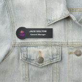 Gepersonaliseerd Metallic Naam Badge voor Personee (In situ)