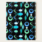 Gepersonaliseerd Mid Century Modern patroon Planner (Achterkant)