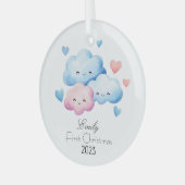 Gepersonaliseerd Mijn Eerste Kerstmis Ornament (Voorkant links)