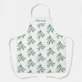Gepersonaliseerd Mistletoe Patroon Schort (Voorkant)
