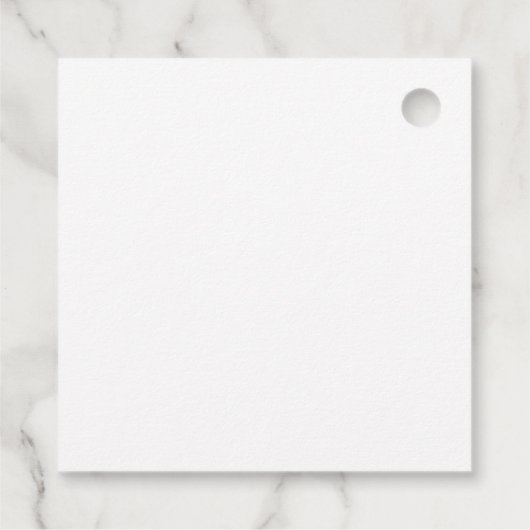 Gepersonaliseerd Modern Eenvoudig Groen Kerstcadea Bedankjes Labels (Achterkant)