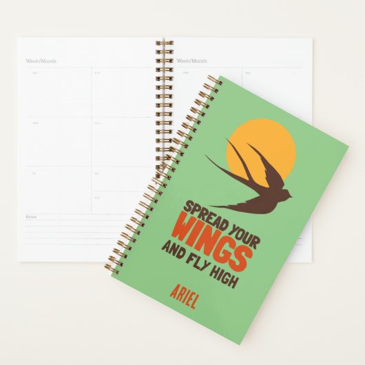 Gepersonaliseerd Modern Elegant Motivatie Planner (Display)